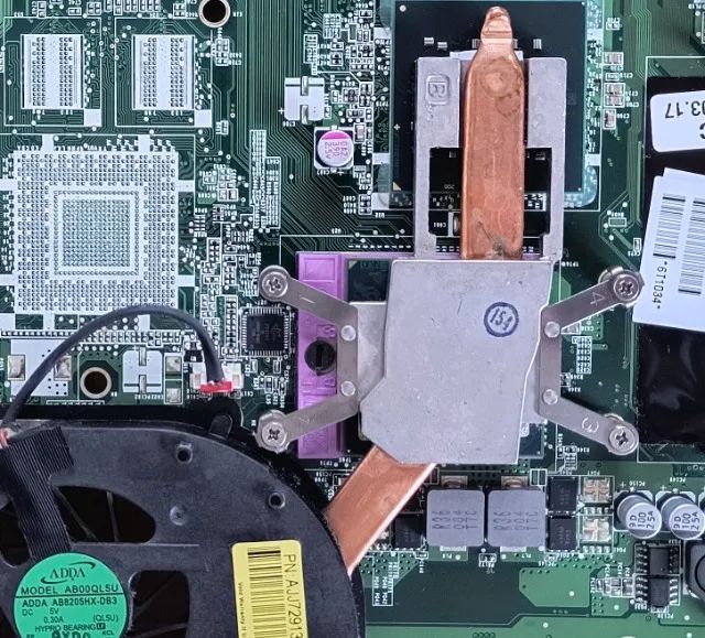  PLACA-MÃE NOTEBOOK LG R58 - DA0QLGMB8E0 REV. E - Foto 4