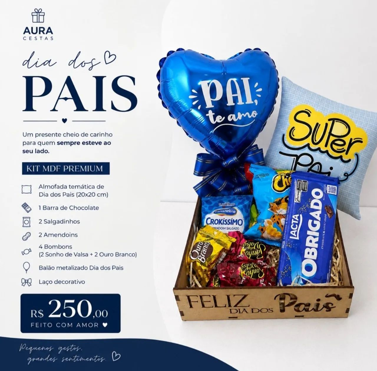 Cesta Personalizada Dia dos Pais