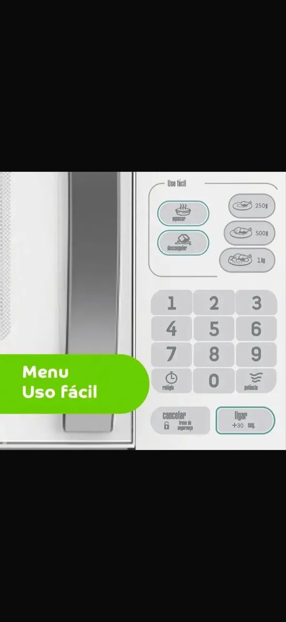 O microondas Electrolux com 20L de capacidade  - Foto 4