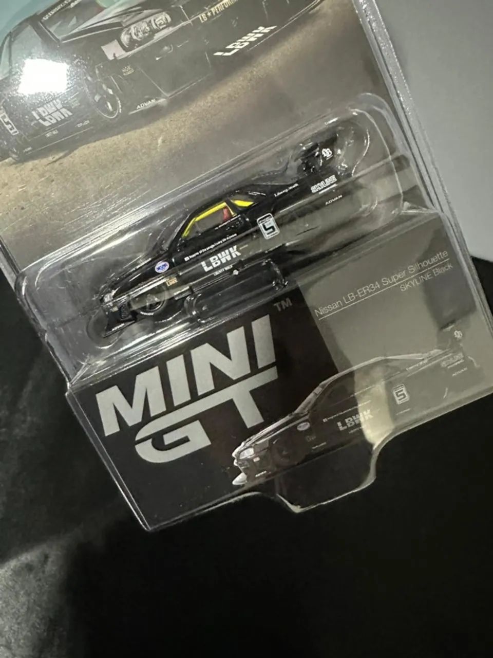 Mini Gt Nissan Lb Er34 Super Silhouette Skyline Black 844