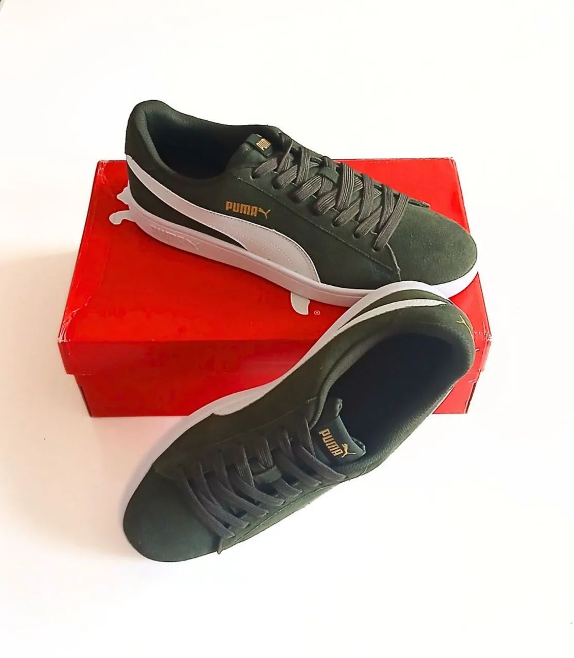 Tênis Puma Smash V2 BDP Masculino - Verde