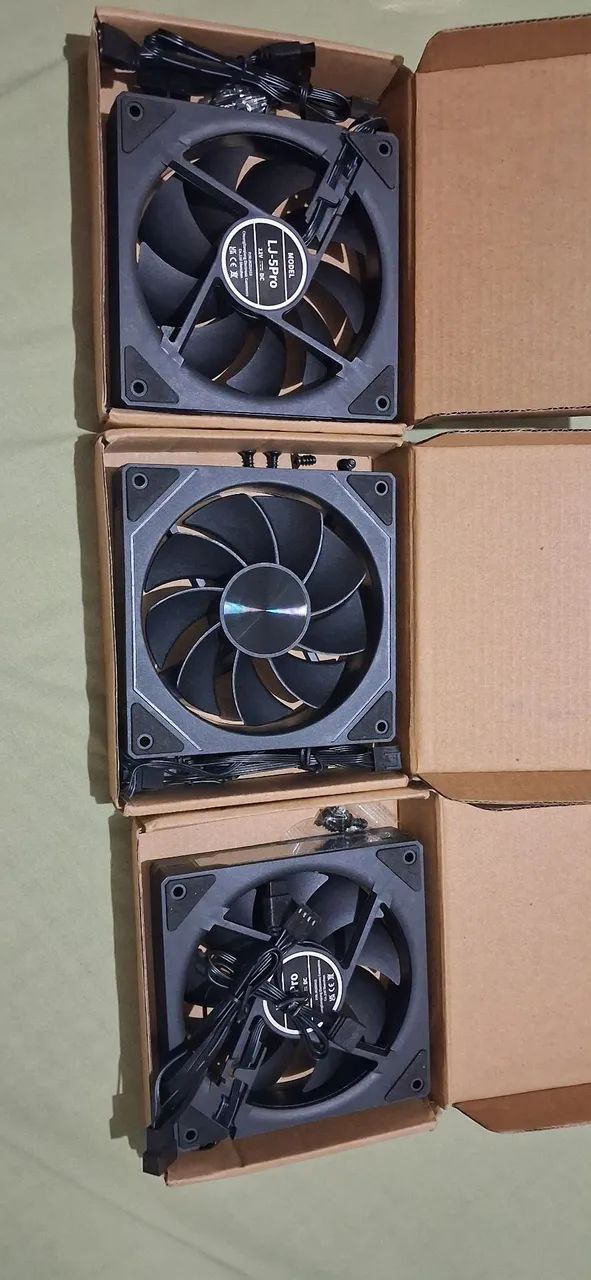 Kit 3 fan  argb - Foto 2
