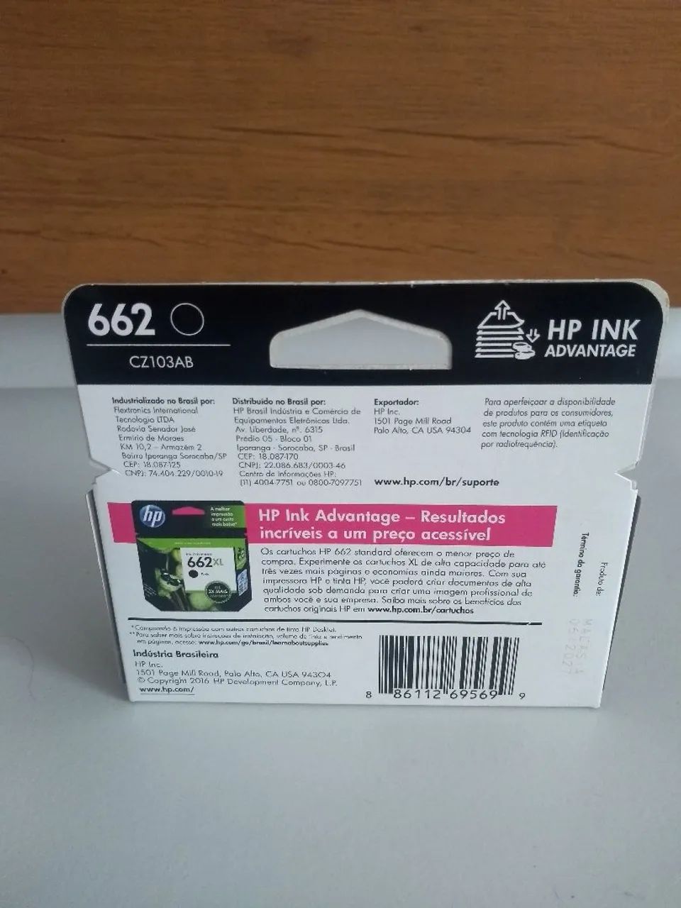 Tinta HP 662 preto Ink Advantage  - Foto 2