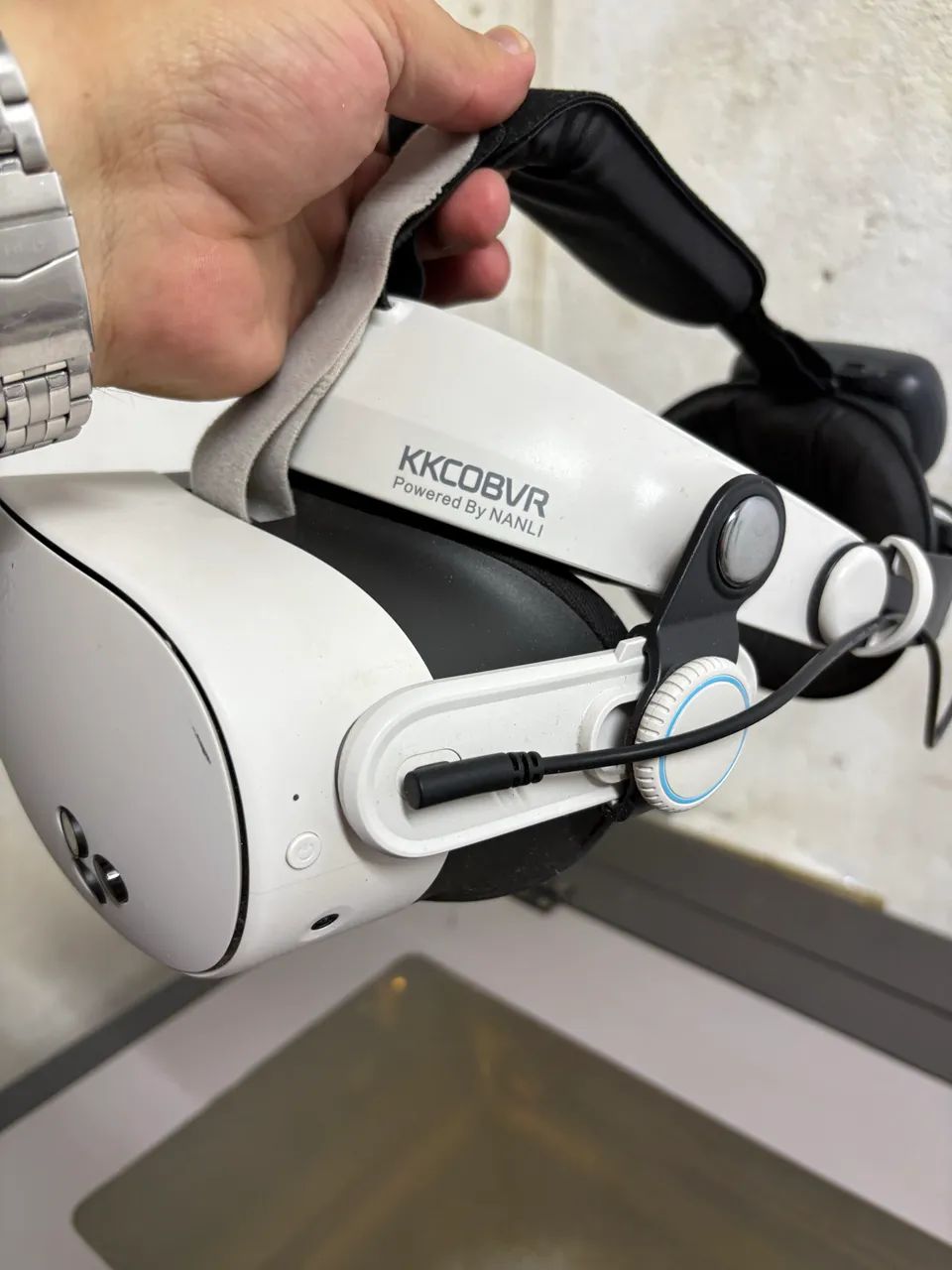 Óculos VR Meta Quest 3S com Head Strap KKCOBVR com Bateria - Foto 3