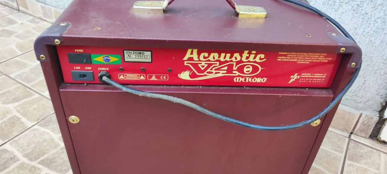 Caixa Amplificada Meteoro V40 - Usada - Foto 3