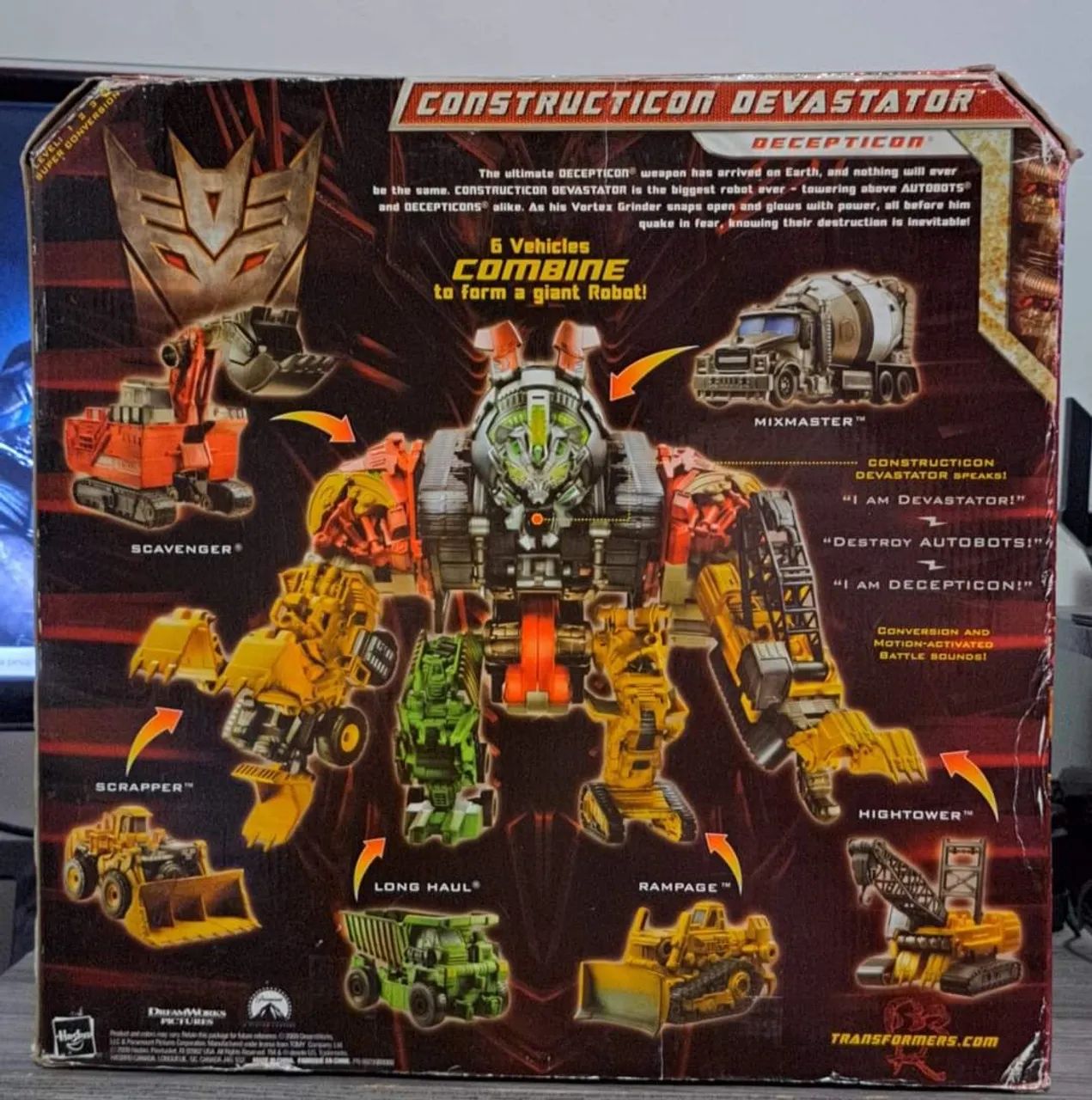 TRANSFORMES DEVASTATOR REVENGE OF THE FALLEN 2009 IMPECÁVEL.  - Foto 2