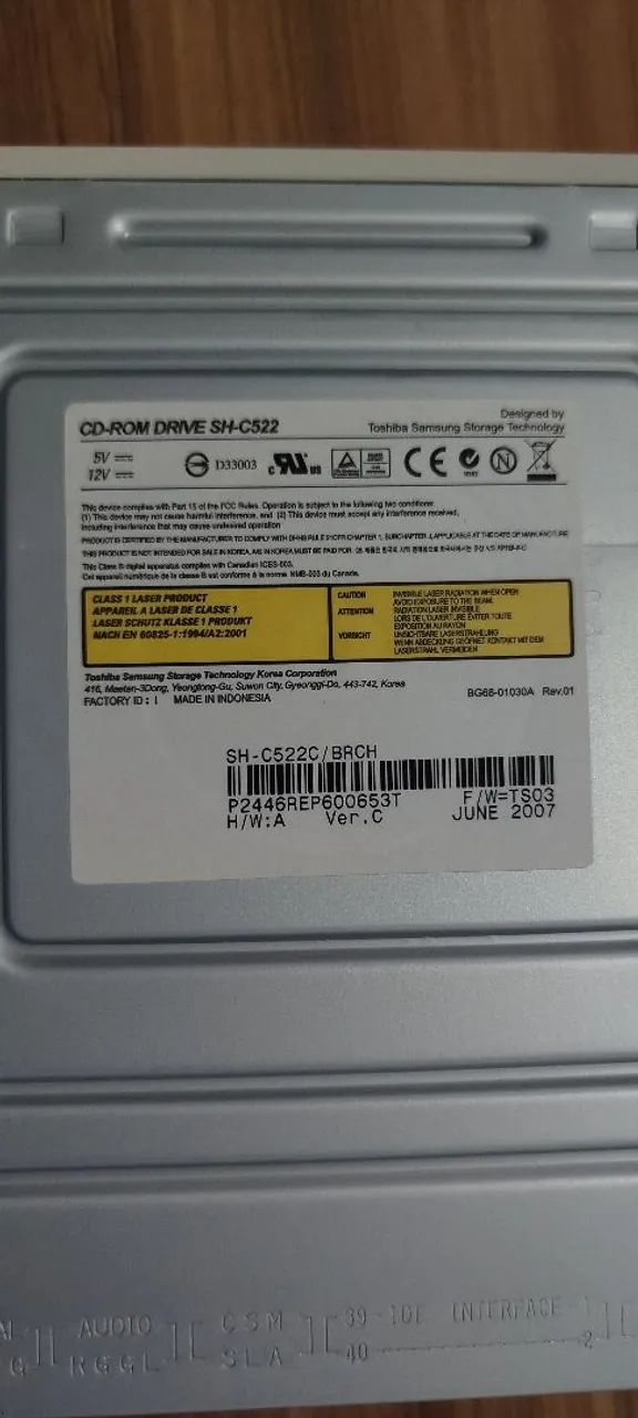 Cd-Rom Drive Samsung SH-C522 - Foto 2