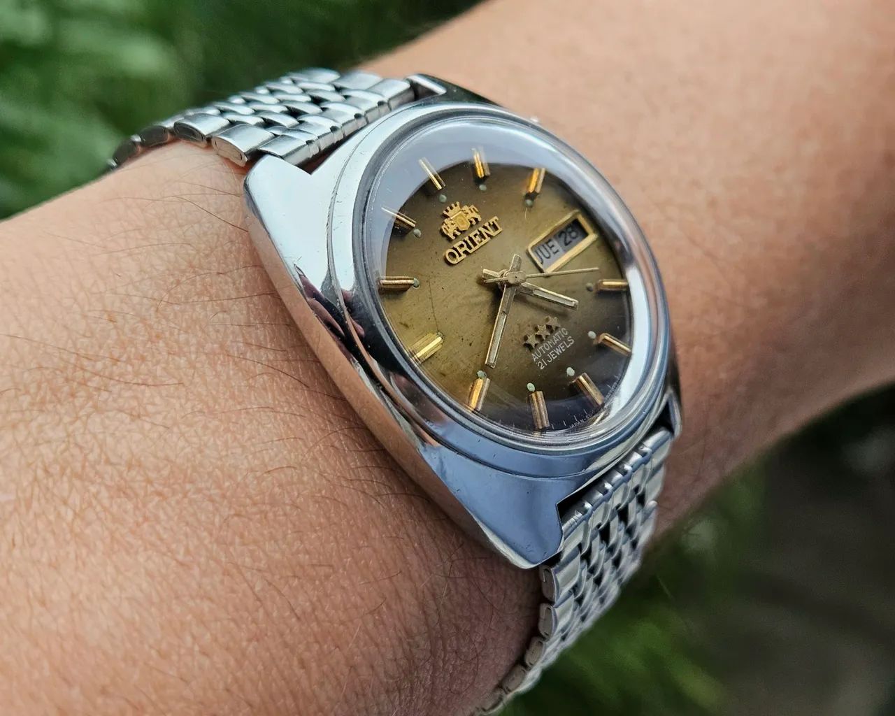 Relógio Orient Automático Vintage 1977 Japonês Revisado - Foto 2
