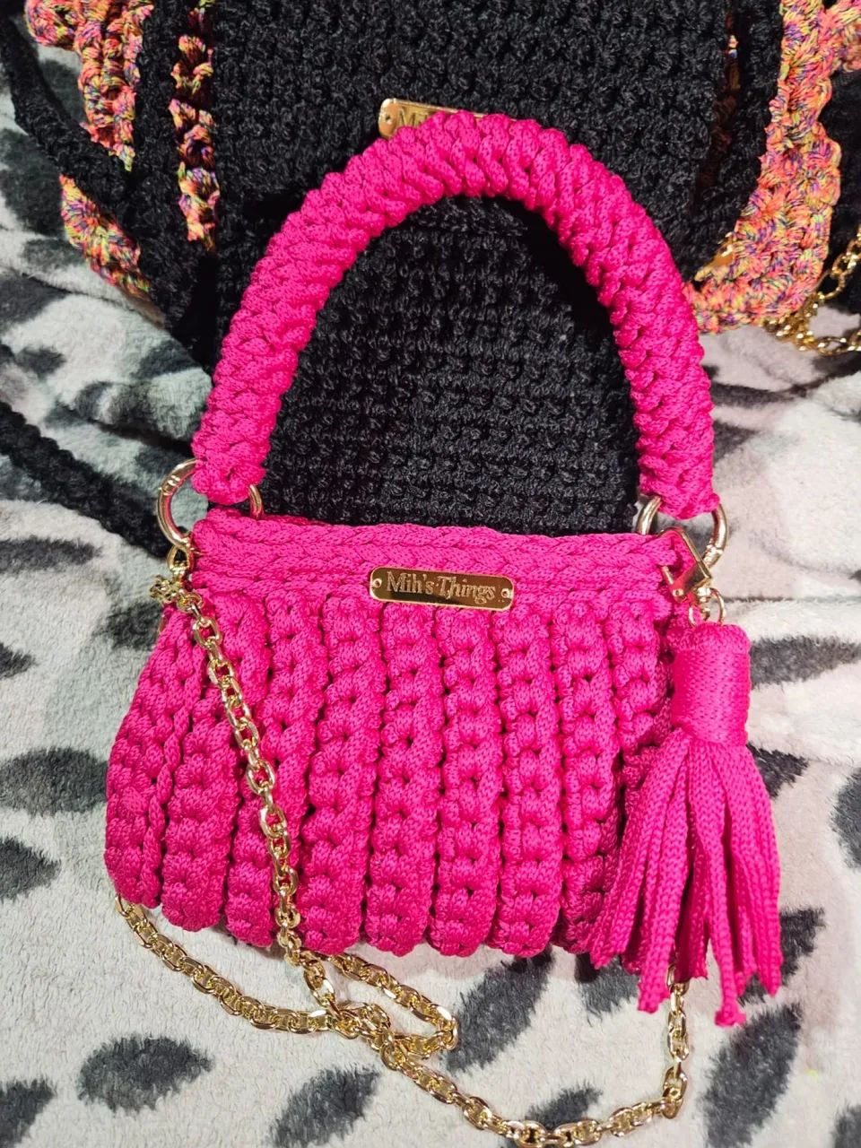 Bolsa de crochê Rebecca - Foto 3