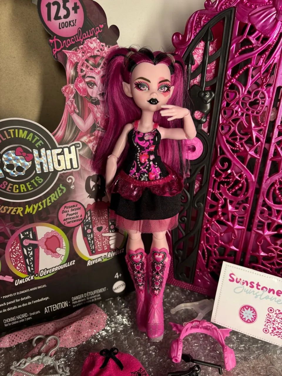 Boneca Monster High Draculaura Skulltimate Secrets - Foto 2
