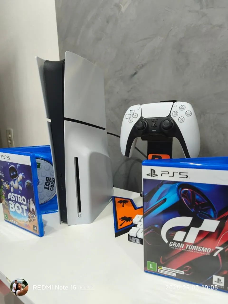 ? PS5 Slim com leitor - Foto 3
