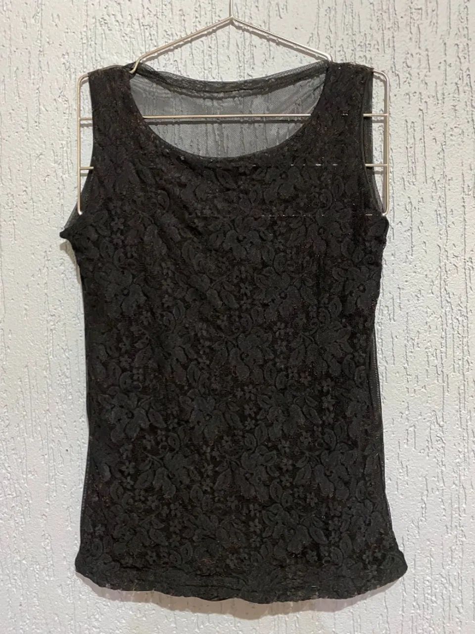 Blusinha de Tule Rendada  - Foto 3