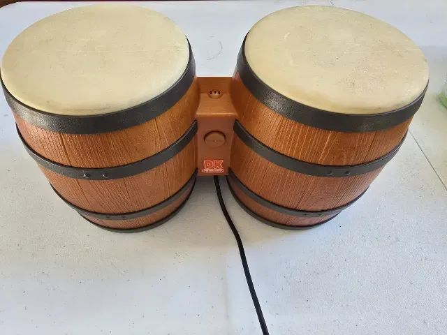 Controle Bongô Donkey Konga Original Nintendo Gamecube - Foto 2