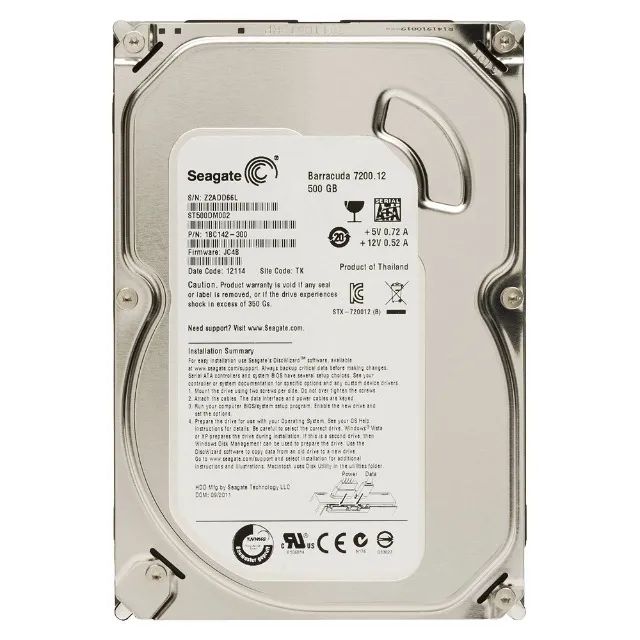 Hd Seagate Barracuda 500Gb