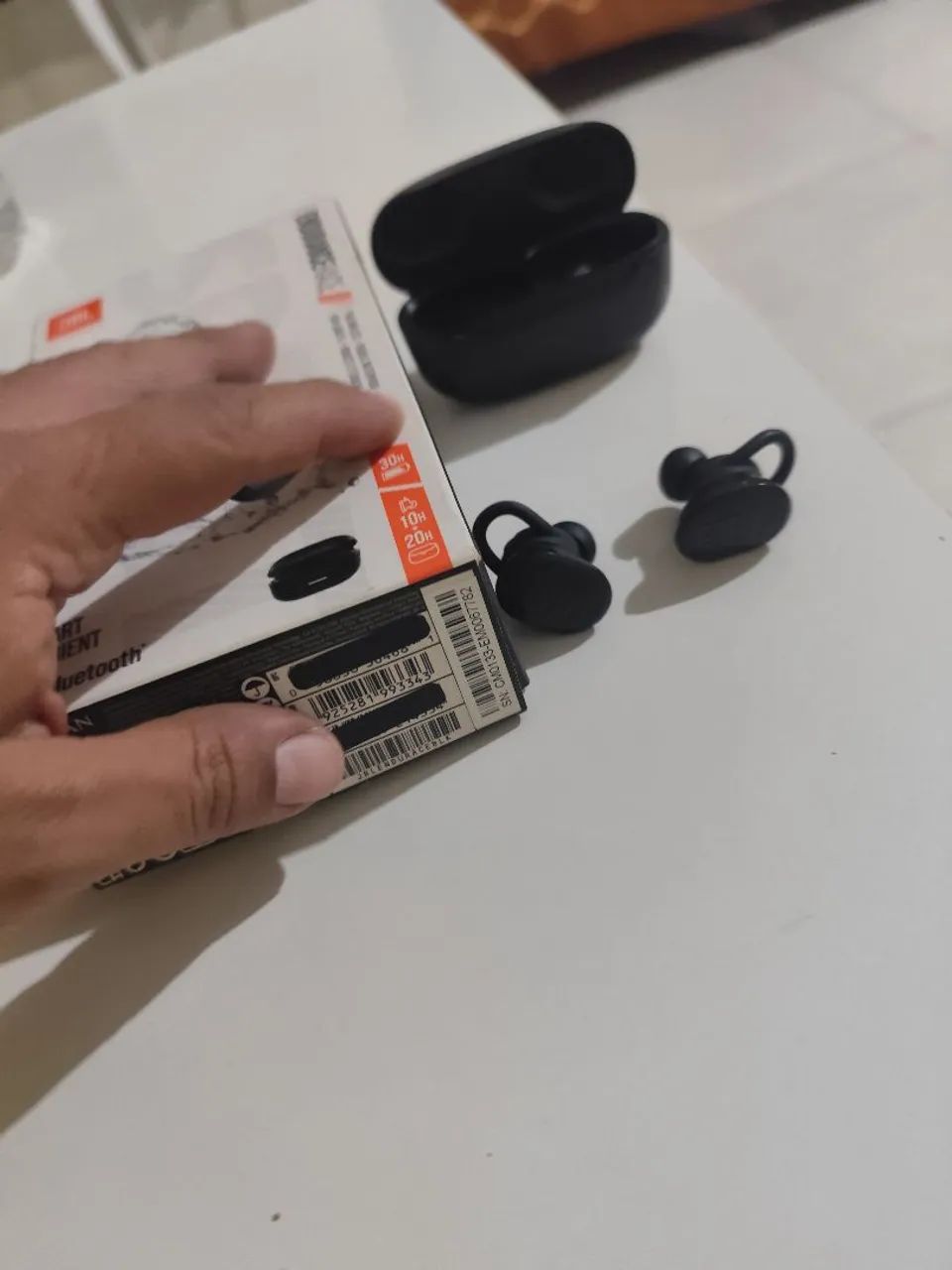 Fone de ouvido bluetooth JBL Endurance RACE WAVE TWS Original (borracha reserva sem uso) - Foto 2