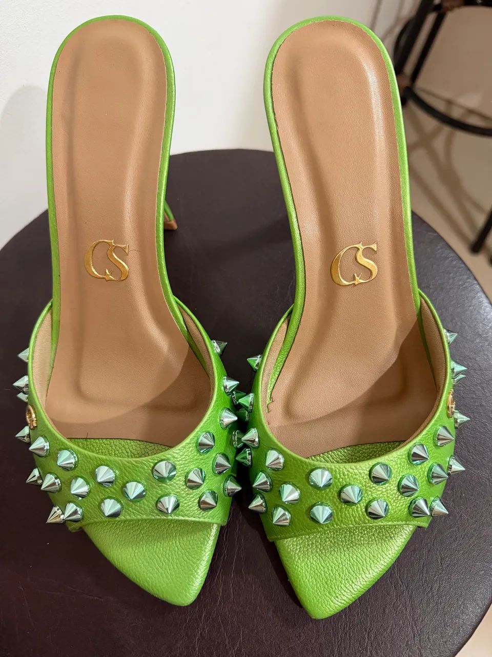 tamanco carmen steffens verde 37 - Foto 2