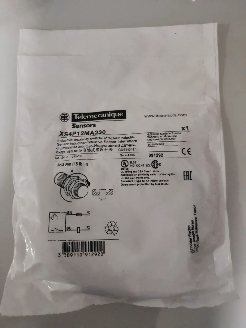 Sensor Indutivo Plástico - Foto 3