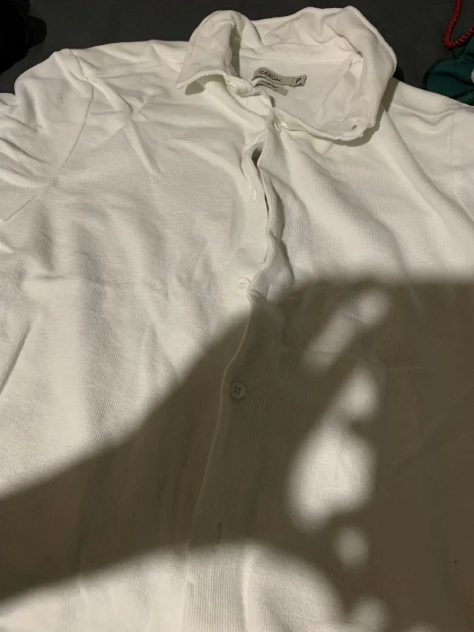 Camisa de botão branca C&A  - Foto 4