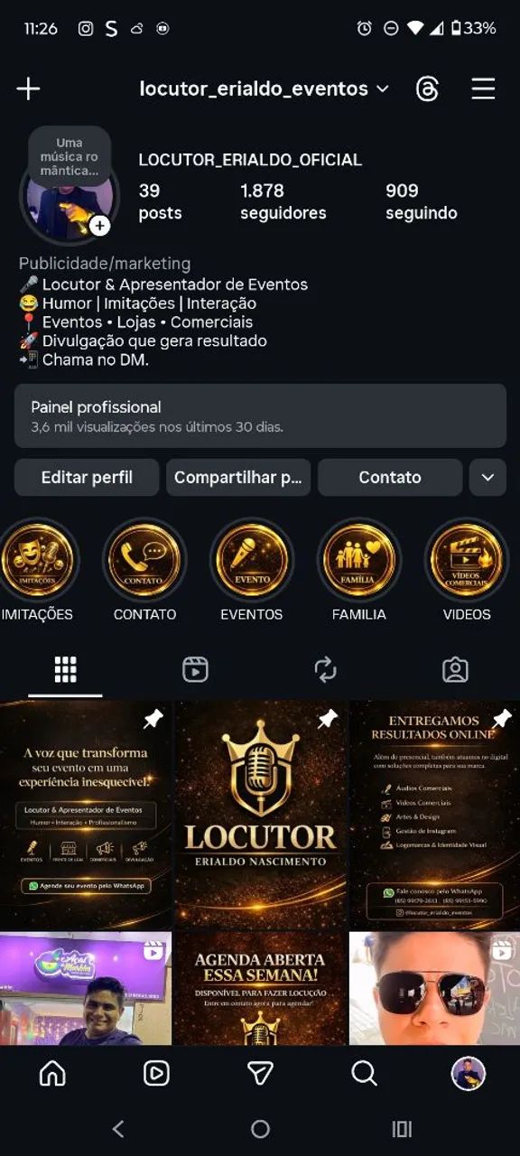 Locutor Erialdo Nascimento  - Foto 2