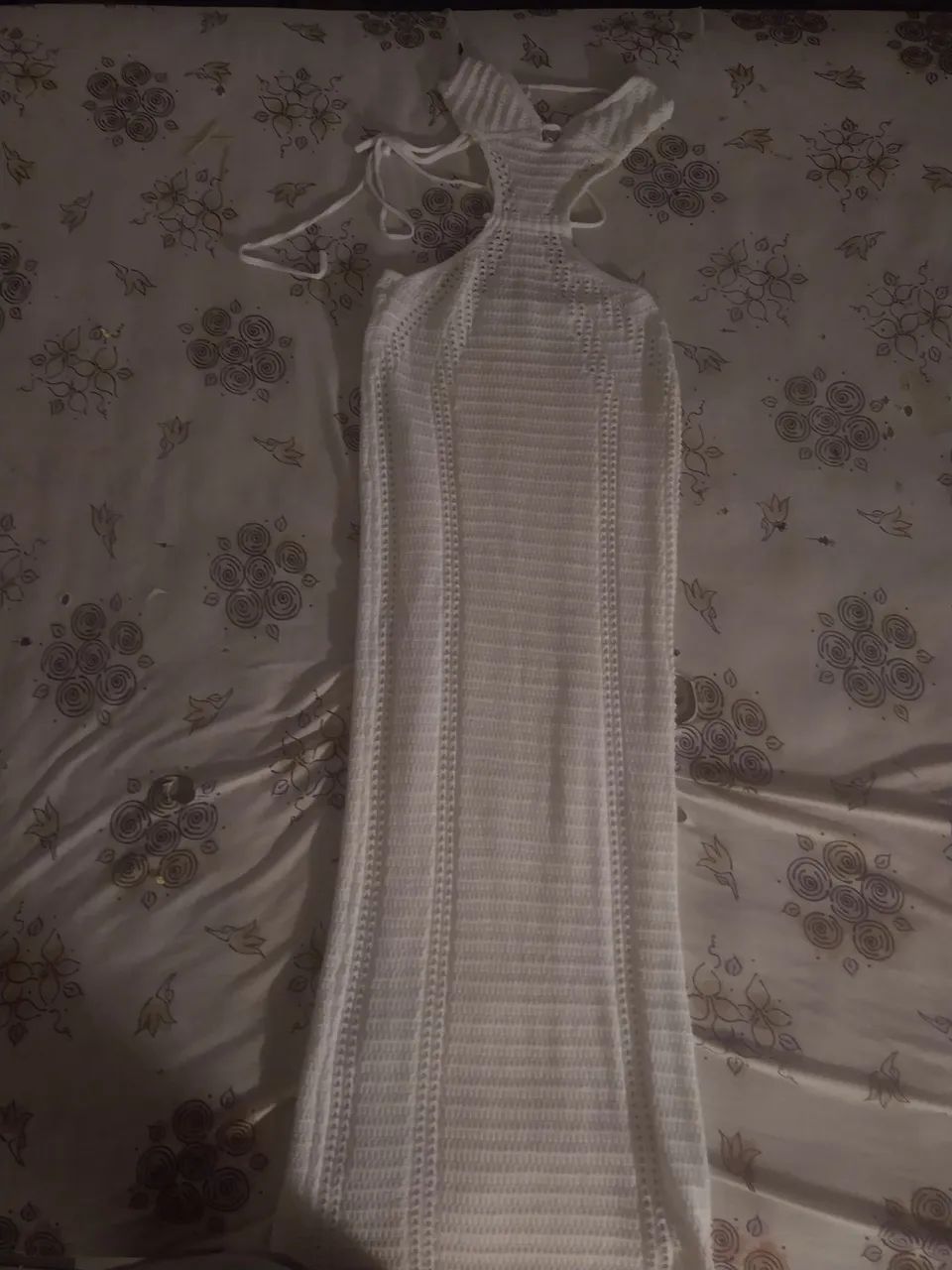 Vestido longo de crochê - Foto 3