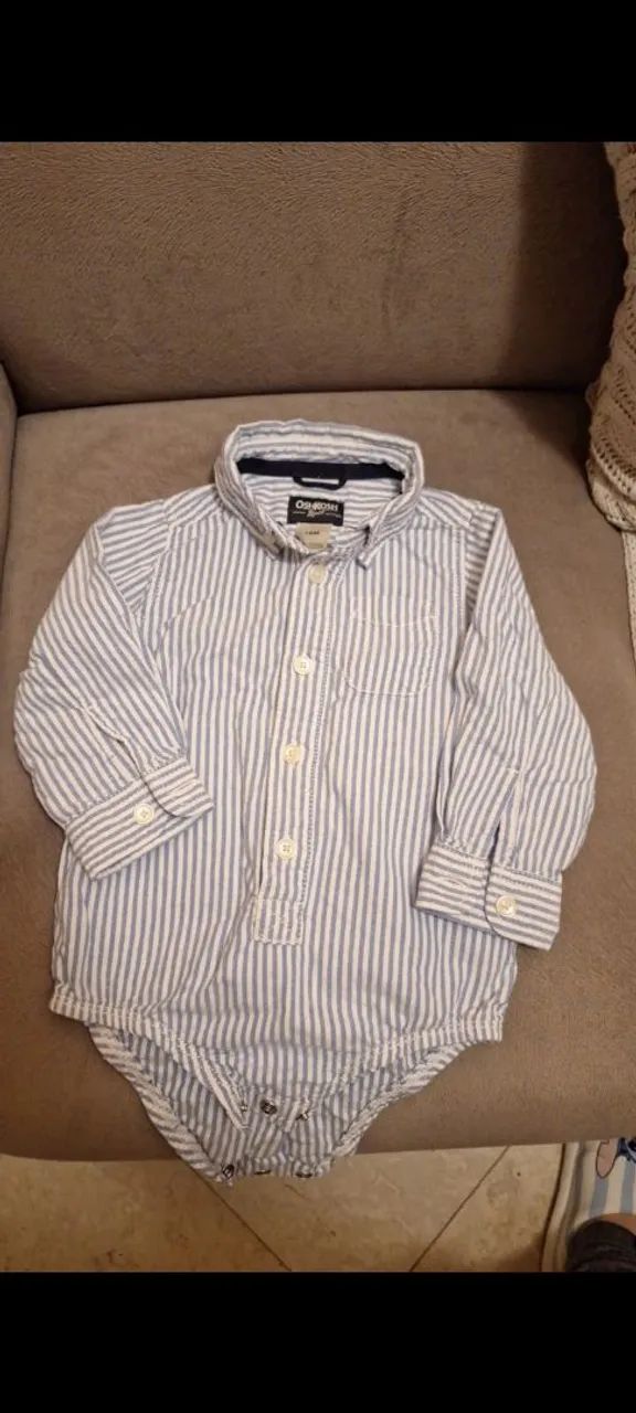 Body OshKosh bebê estilo camisa, 18 meses