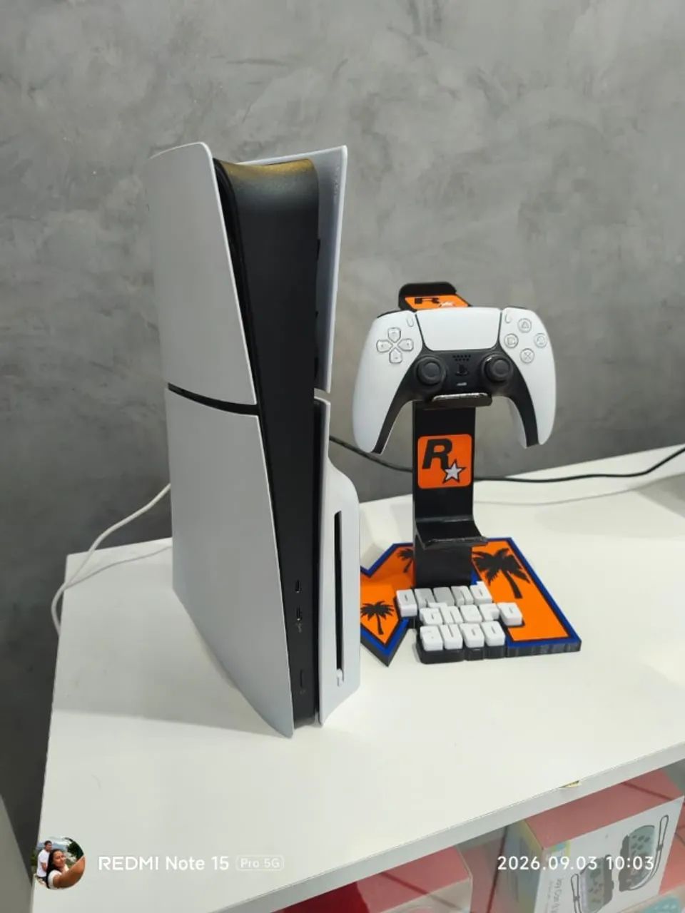 ? PS5 Slim com leitor - Foto 4