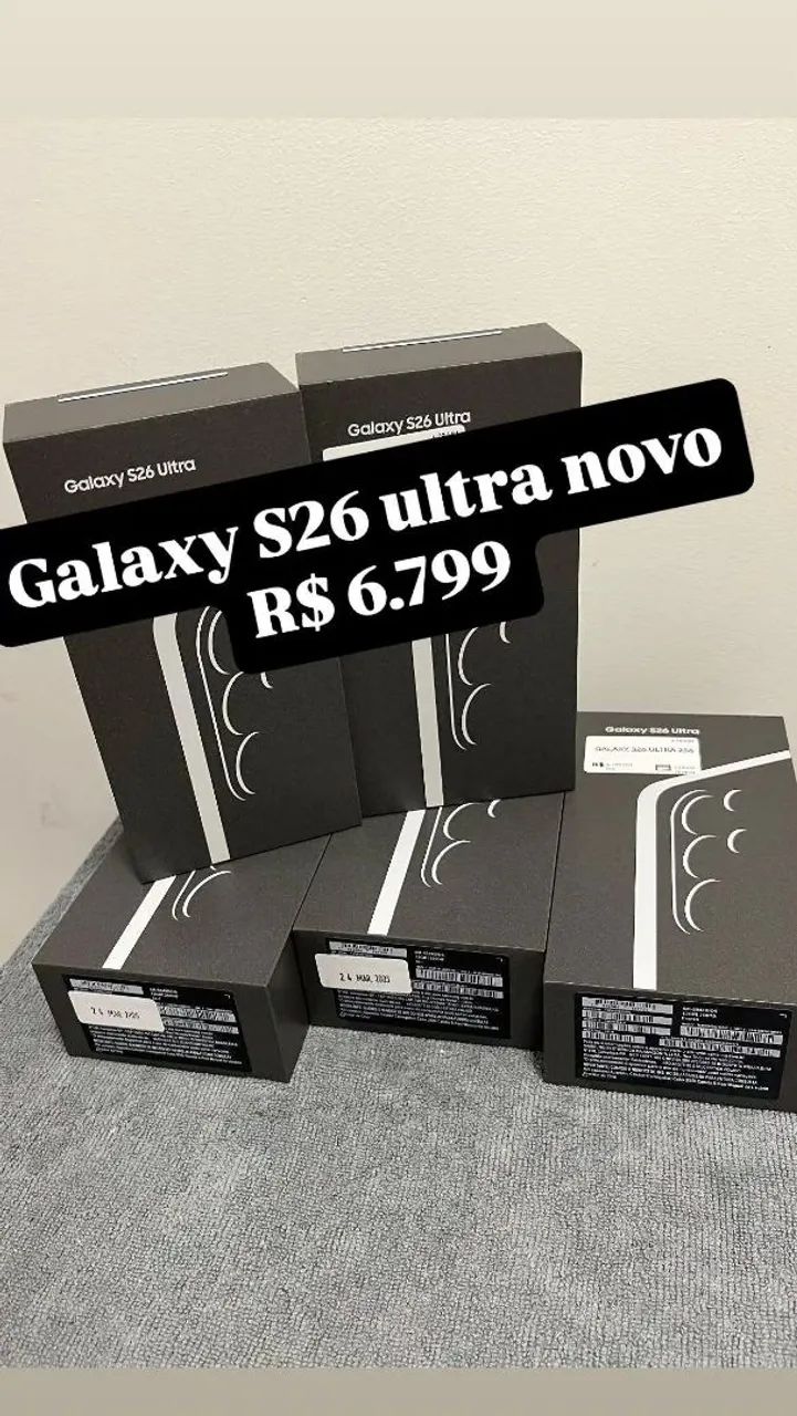 Samsung Galaxy S26 ultra novo lacrado 