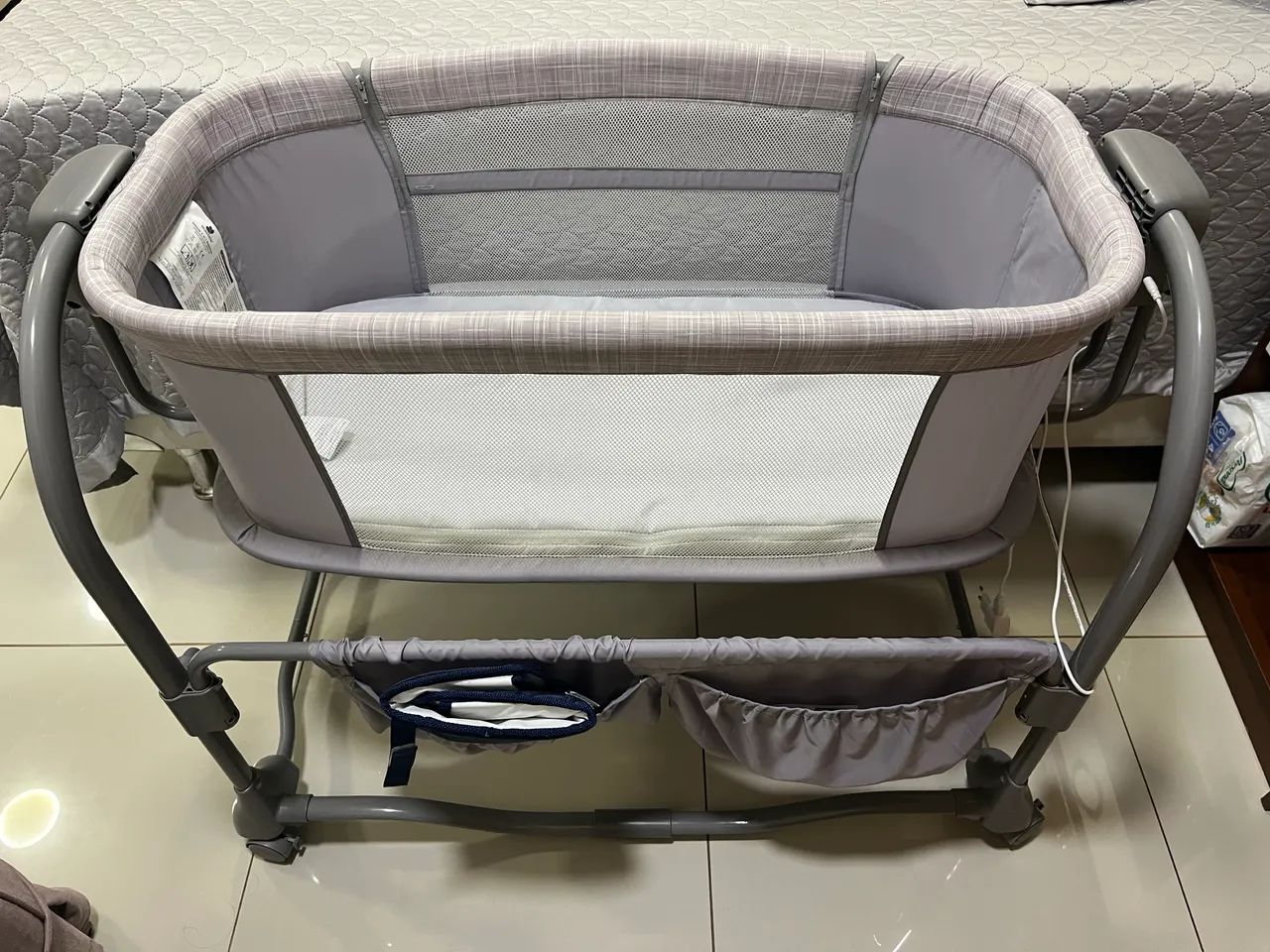 Berço com balanço automático e Bluetooth 64994172115329121