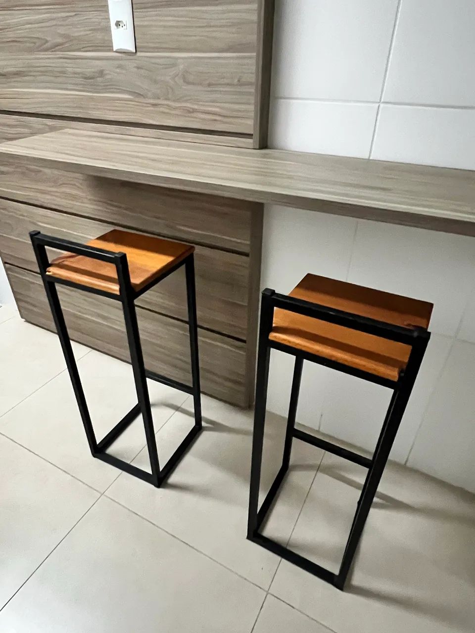 Banquetas estilo industrial (conjunto) - Foto 4