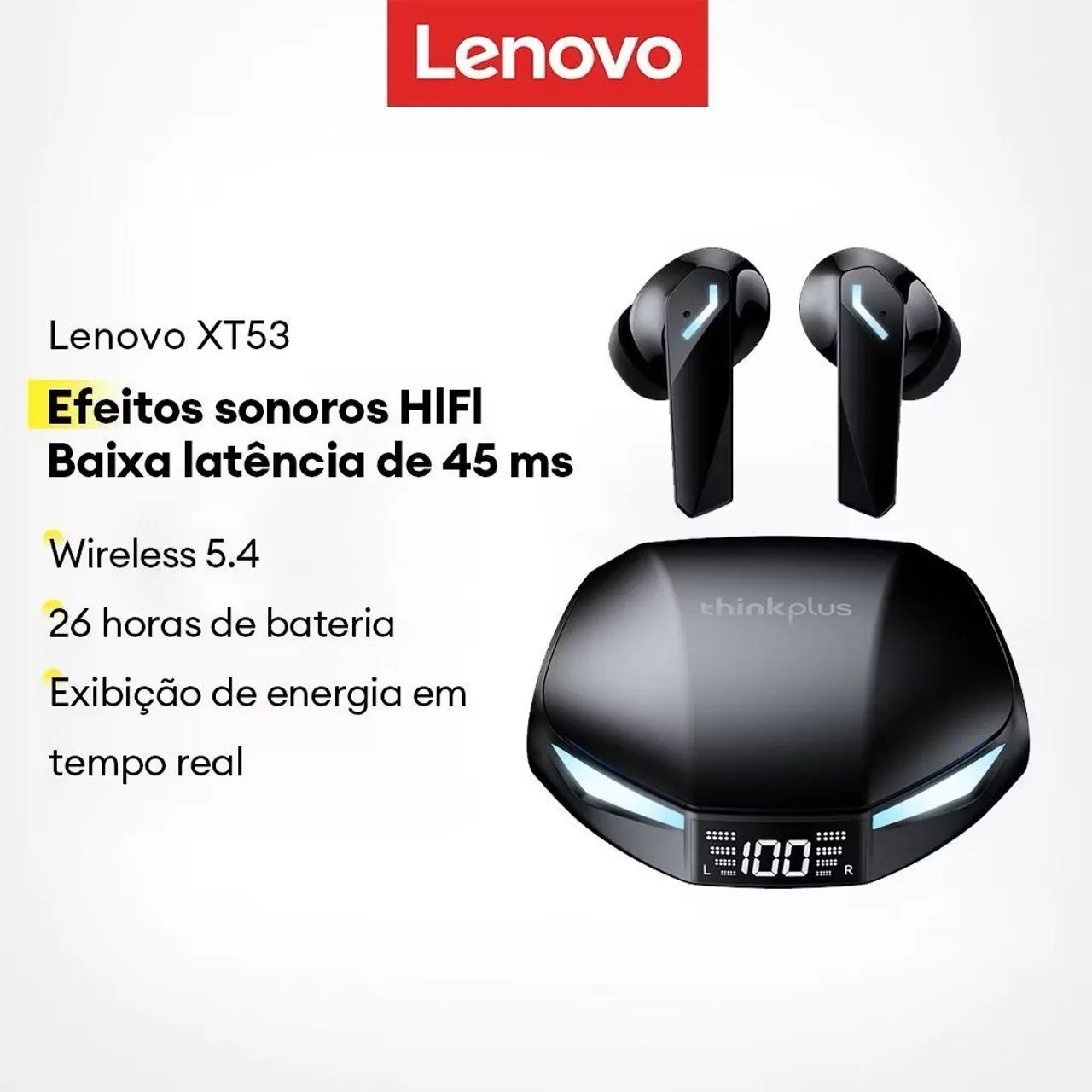 Fones de ouvido Xt53 (Gm2 pro max) Bluetooth com display - Foto 2