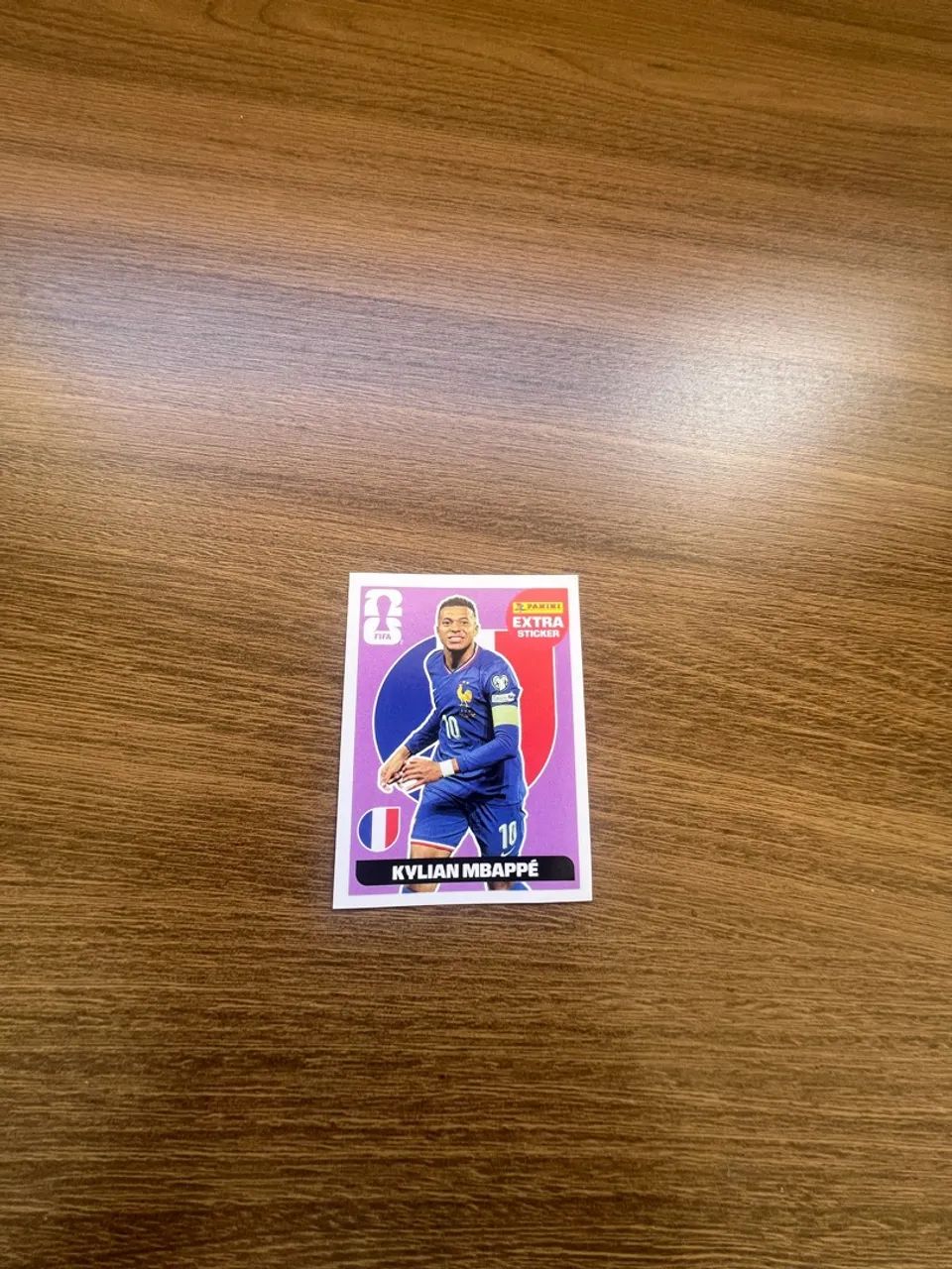 Figurinha legend do kylian mbappe lilás 