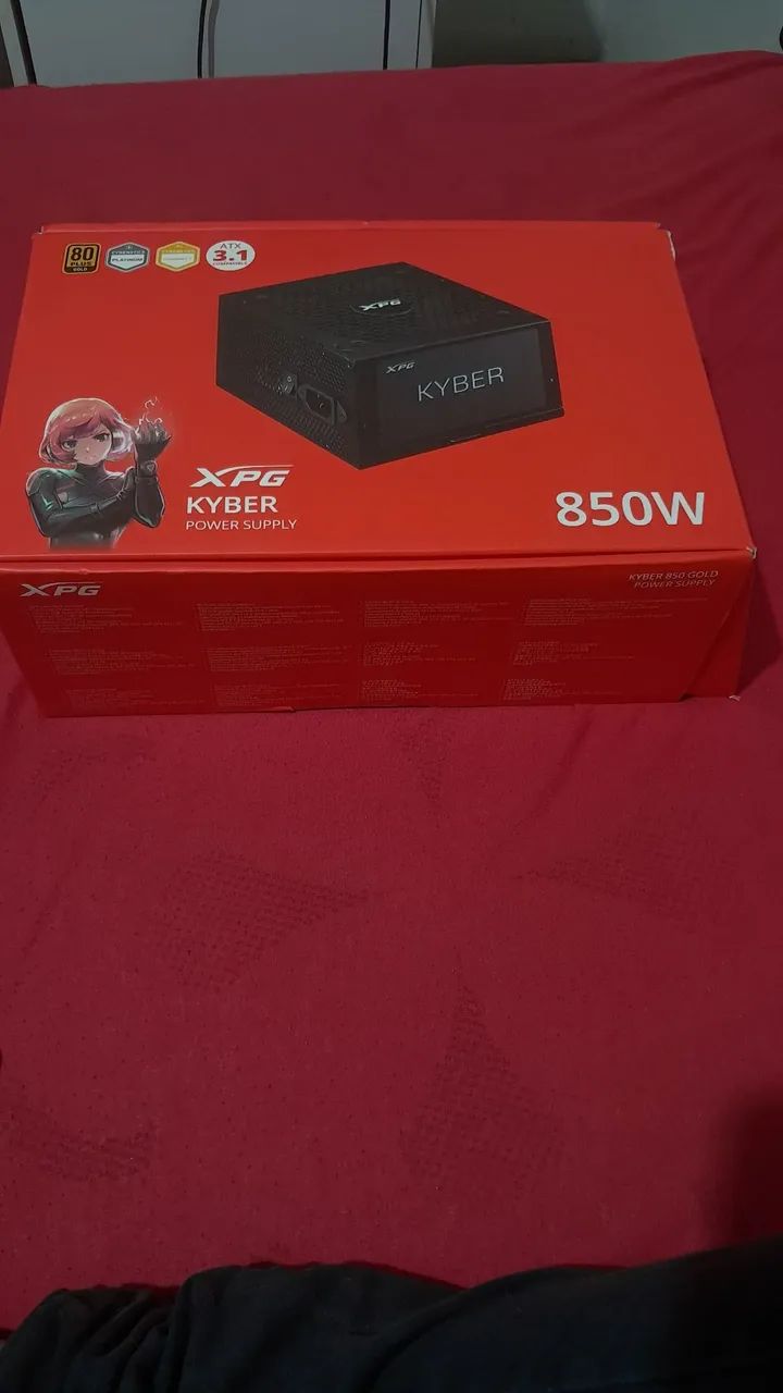 Vendo fonte 850w xpg kyber 80 plus gold