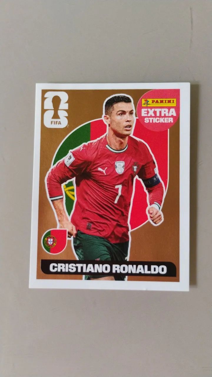Figurinha CR7 bronze 