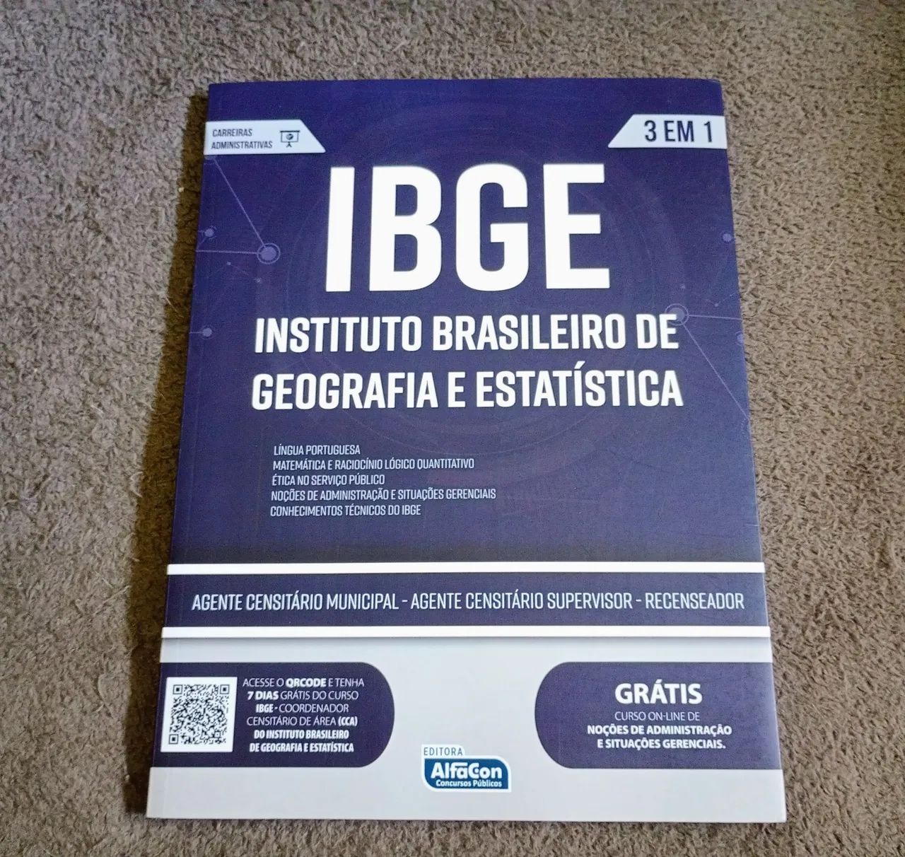 APOSTILA CONCURSO IBGE 3 EM 1!