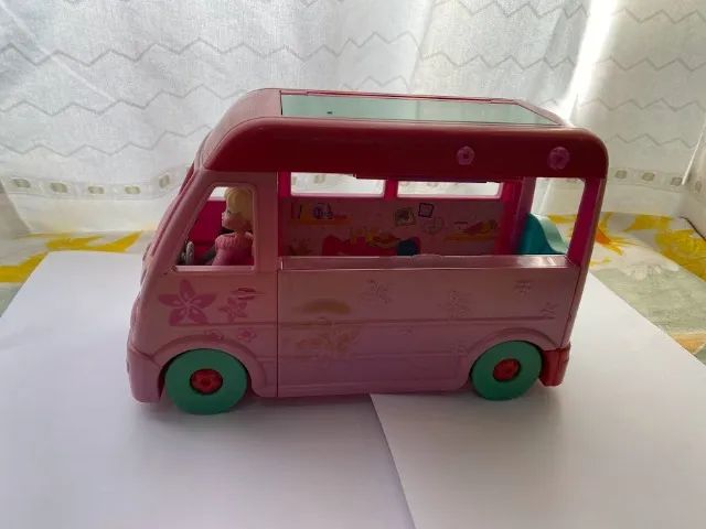 Van Camper Polly Pocket Raro Antigo - Foto 2