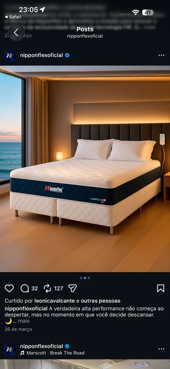 Colchão Nipponflex magnético com massageador 