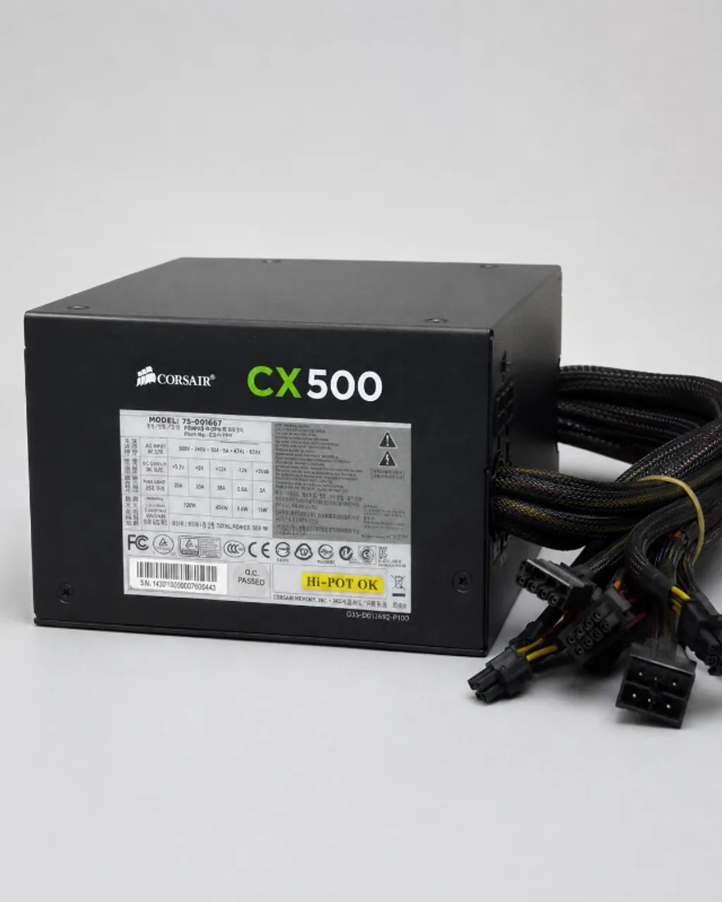 Fonte Corsair CX500 500W 80 Plus Bronze ? usada - Foto 5