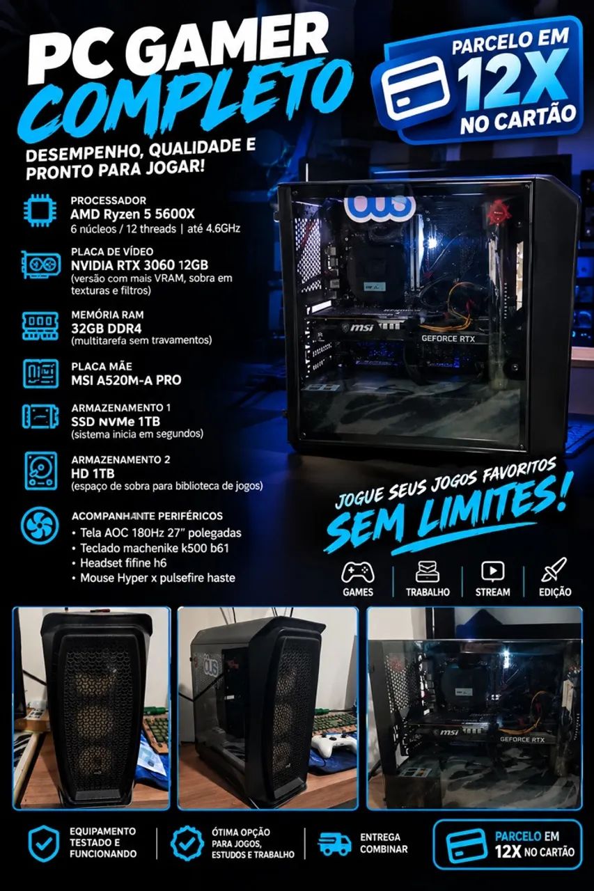 Pc gamer roda tudo 