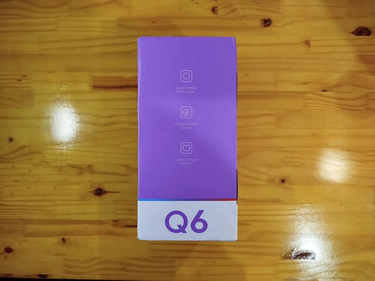 Microfone Fifine Q6 - cancelamento de ruído - RGB - Lacrado! - Foto 4