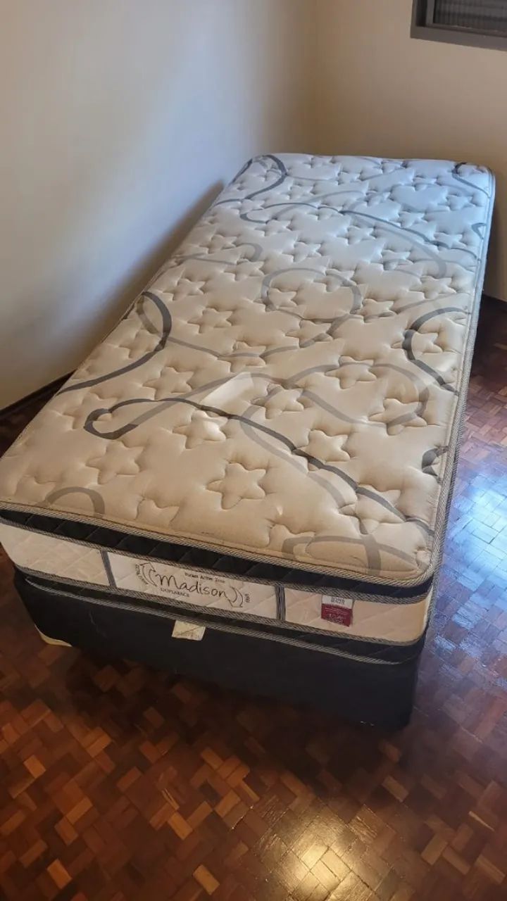 Cama Box Solteiro Americano FA Colchões - Madison (Molas Ensacadas) - Foto 2