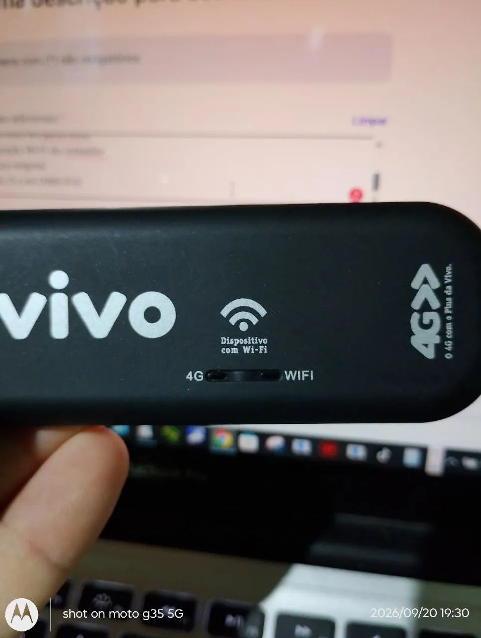 Modem 4G USB Funcionando Perfeitamente  - Foto 4