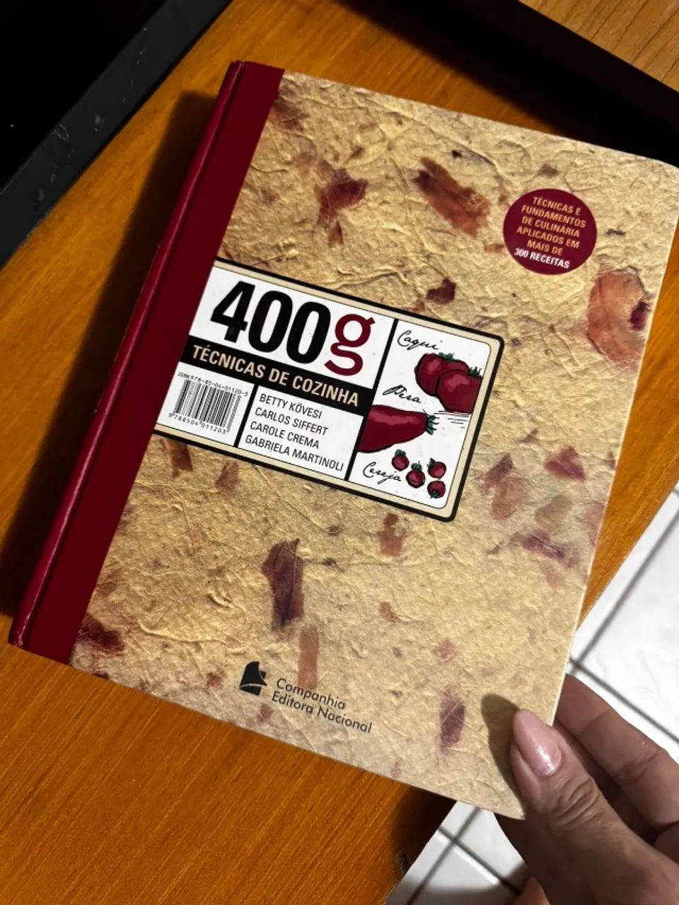 LIVRO TECNICAS DE COZINHA CAPA DURA NOVISSIMO