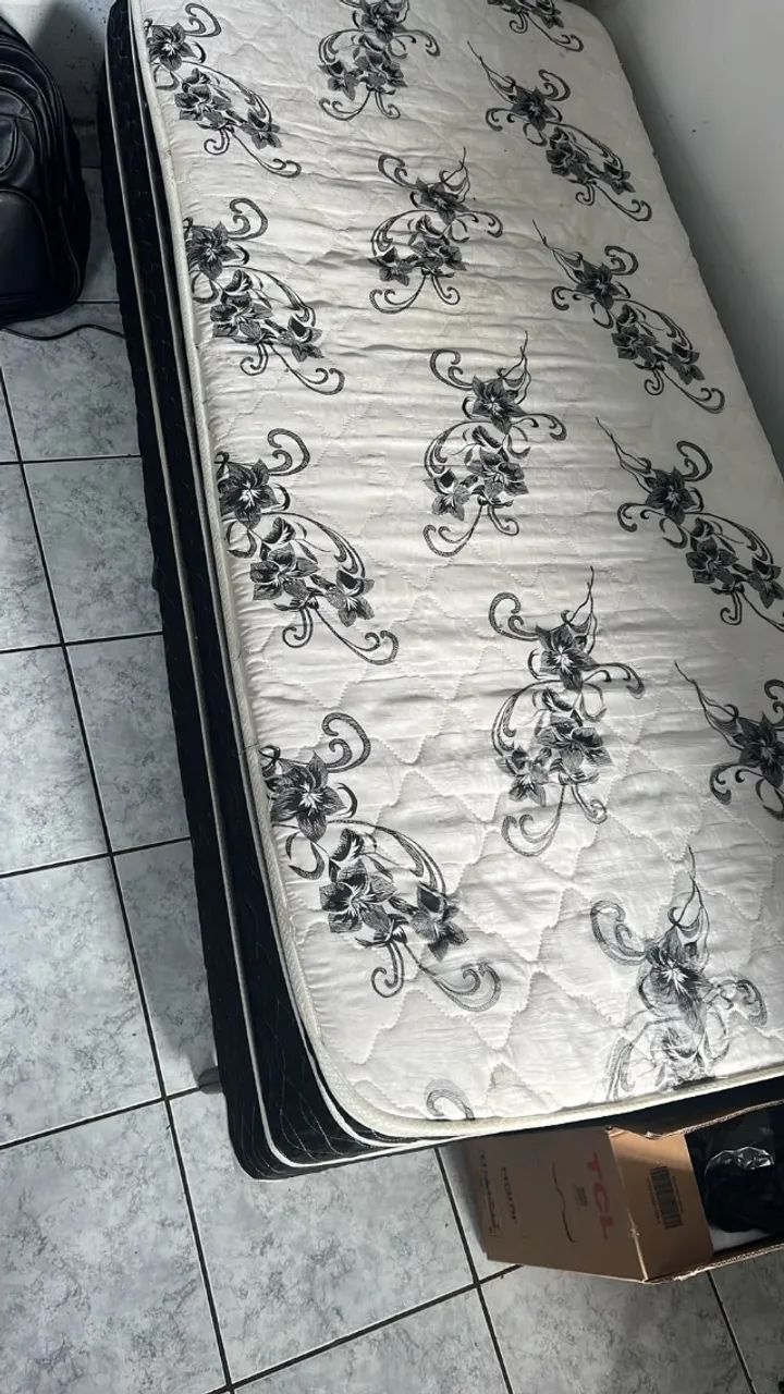 Cama box de solteiro. (Desapego) - Foto 2