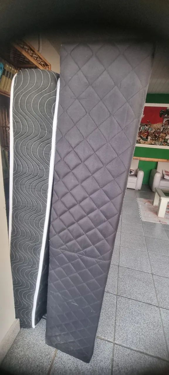 Cama Box e colchão casal 