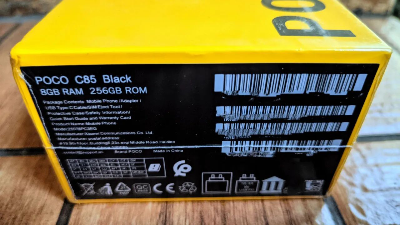 Poco C85 NFC Xiaomi 8/256gb bateria 6000mah tela 6.9 polegadas lacrado na caixa  - Foto 2