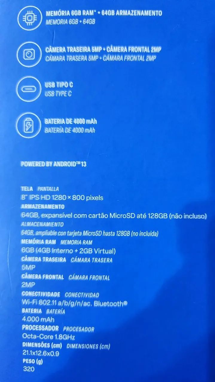 Tablet Multi M8 WI-FI - Foto 2