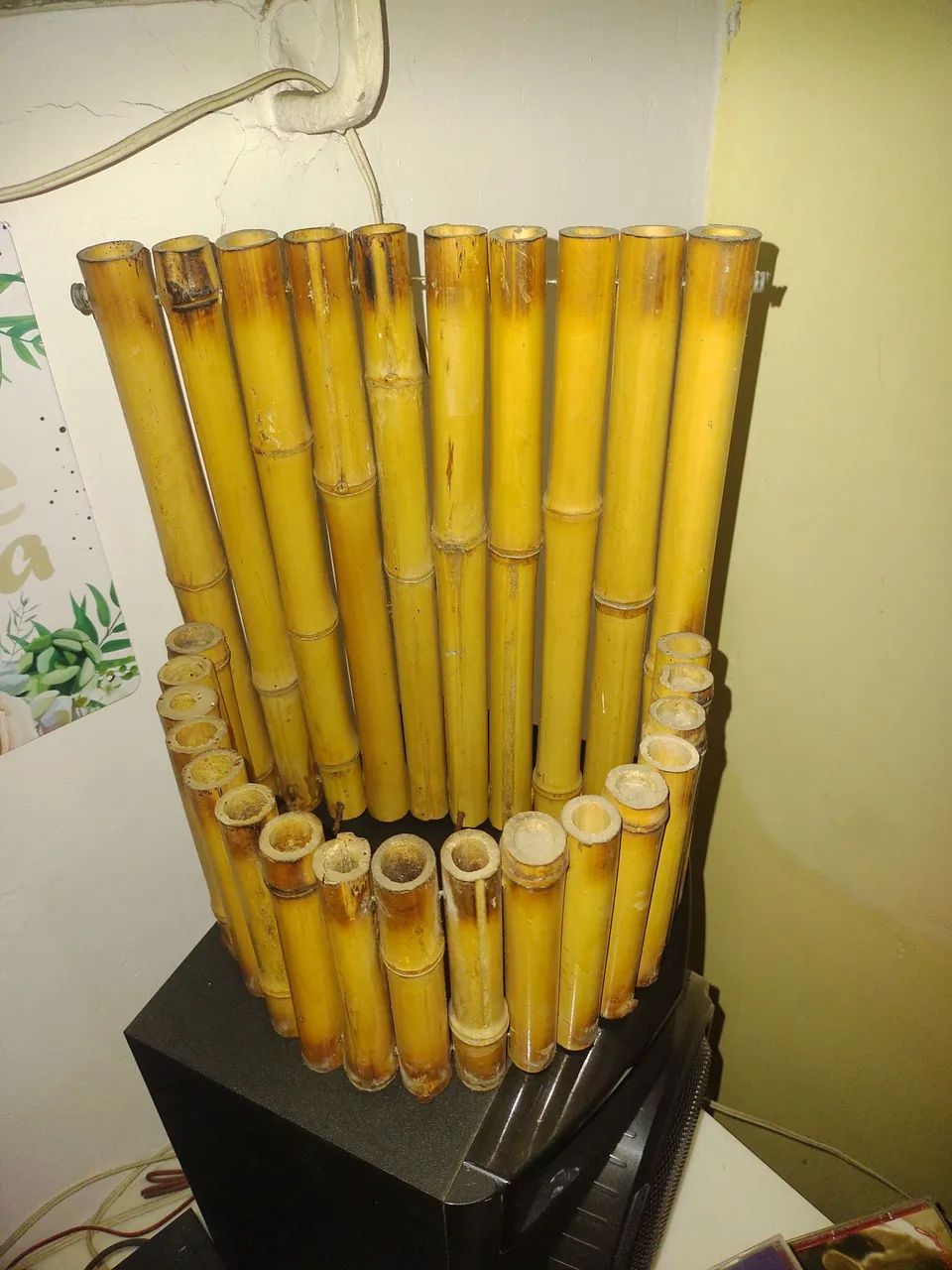 Vaso plantas, material bambu, usado, bom estado. - Foto 4