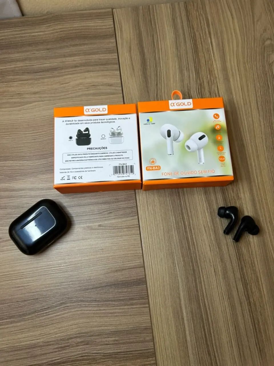 Fone de Ouvido Bluetooth Sem fio - Preto - Foto 2