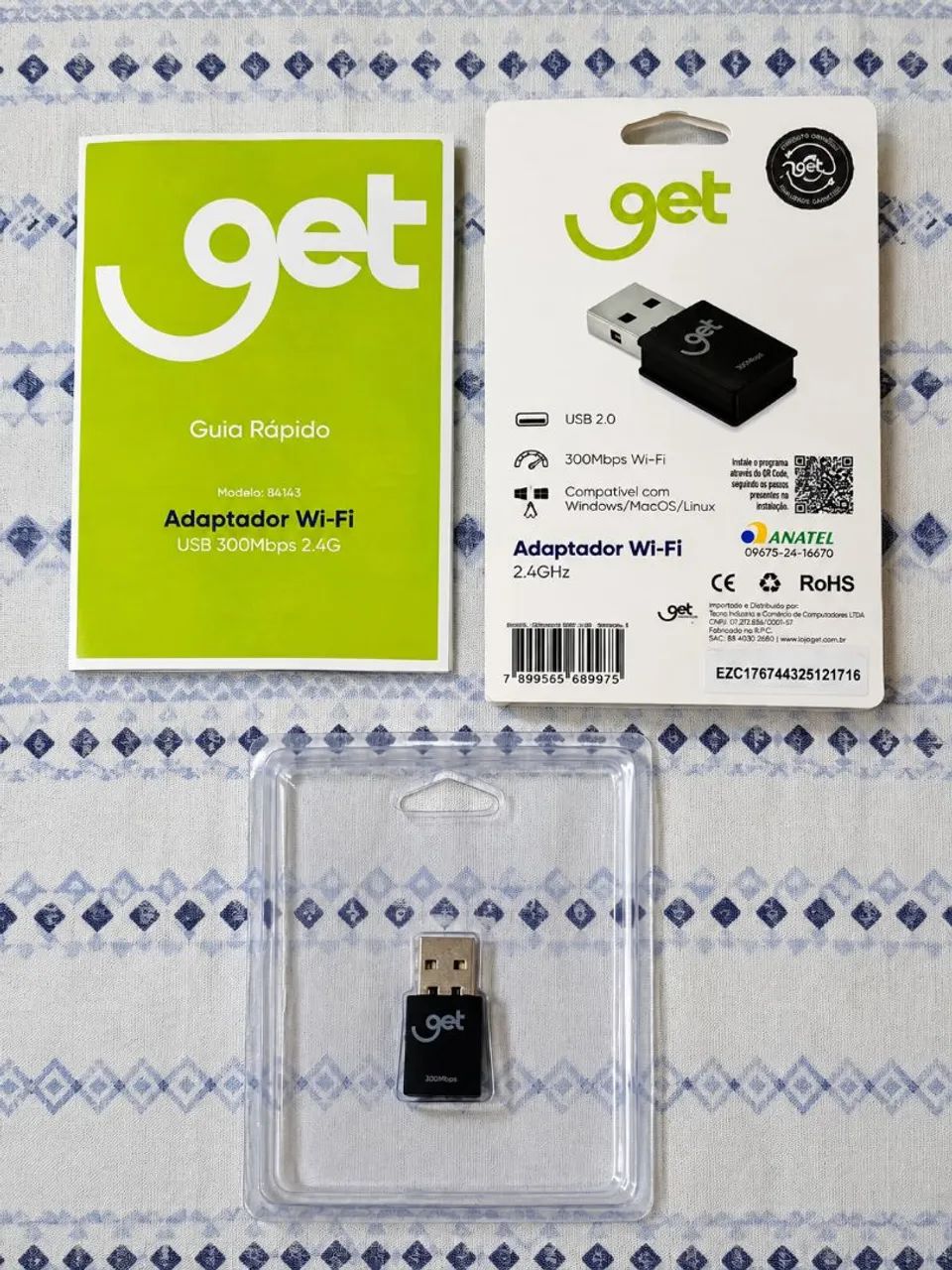 Adaptador Wi-Fi 300mbps Get Windows, Linux, MacOs - Foto 5