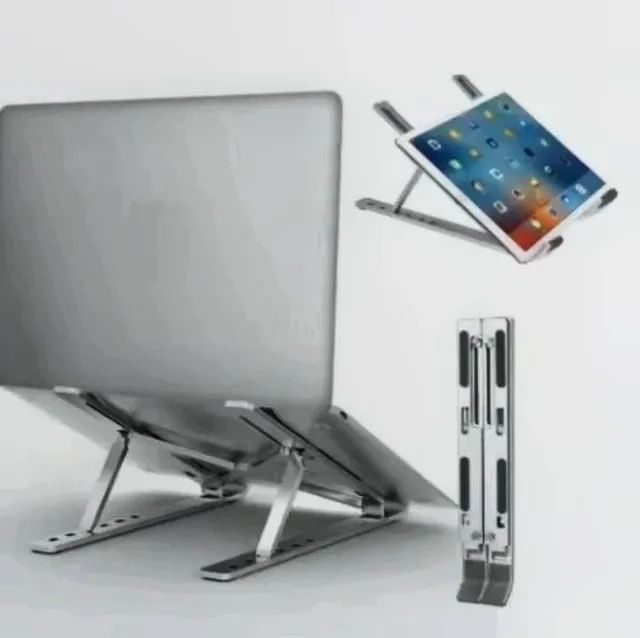 Suporte de Notebook e tablet em alumínio dobrável portátil